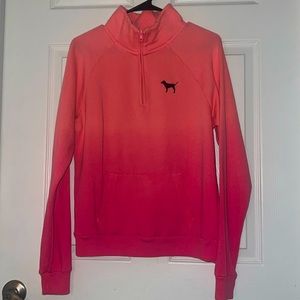 PINK Quarter Zip Pull Over